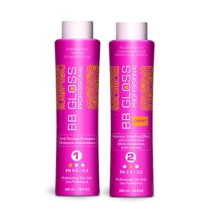 BB Keratin Gloss Ultra 500 ml profesyonel keratin saç bakım ve düzleştirme seti